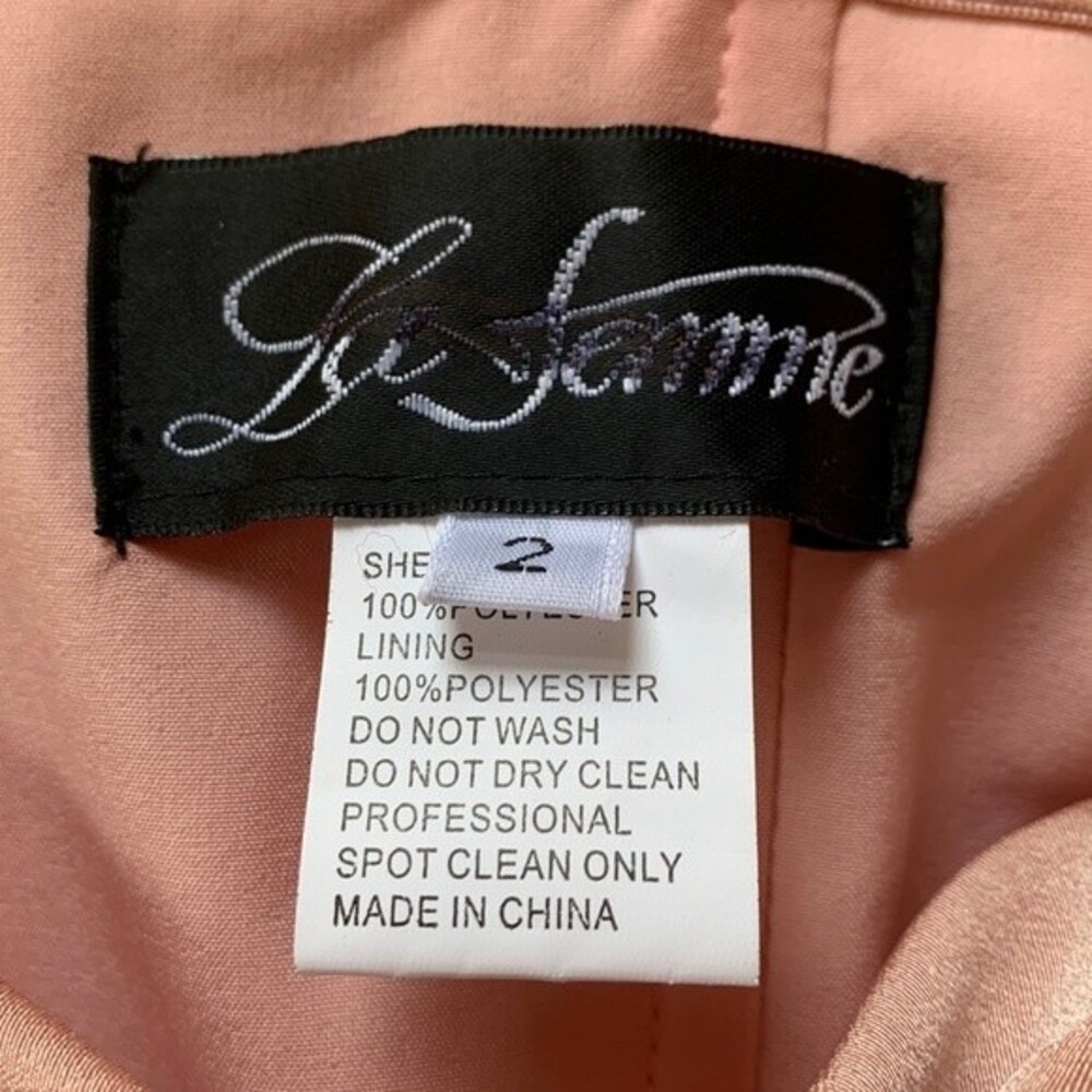 NWOT LA FEMME | Ruffle Off the‎ Shoulder Pink Fit & Flare Mini Dress 2 - Picture 4 of 13